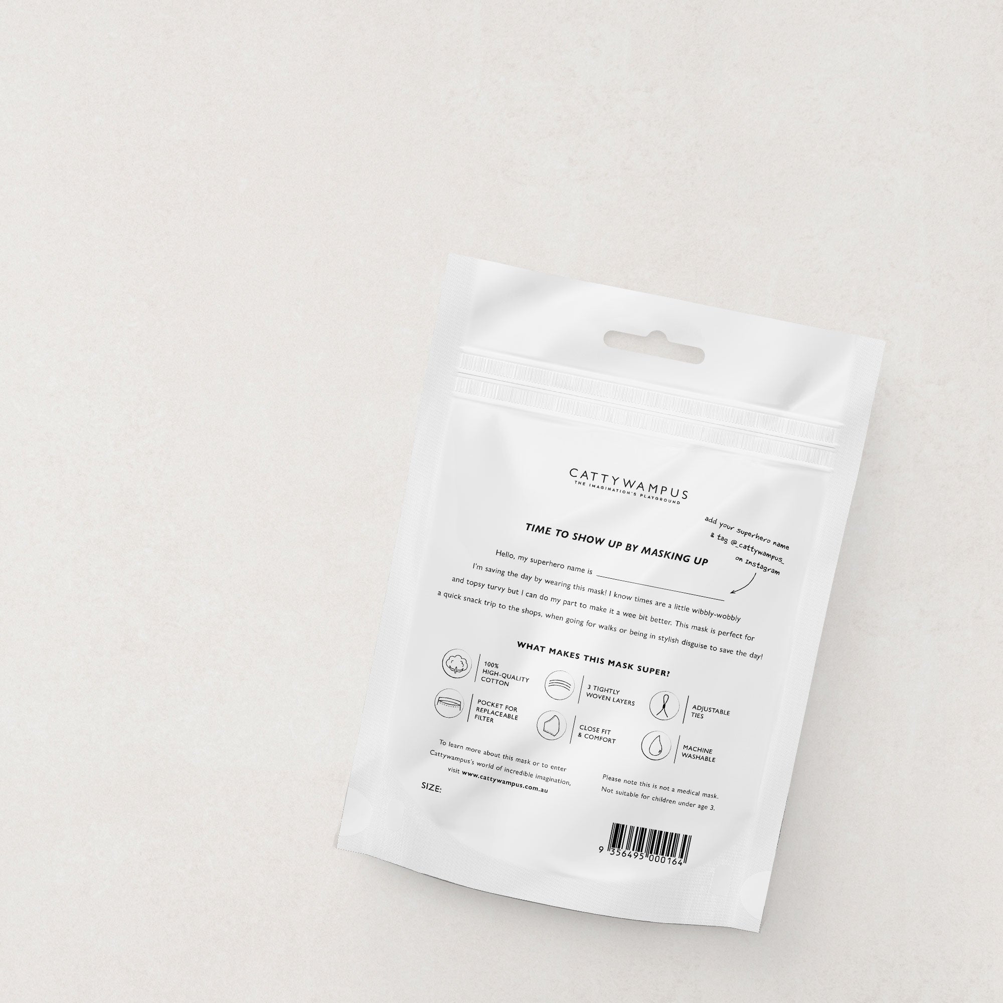 Karolina Król Studio face mask minimalist packaging design