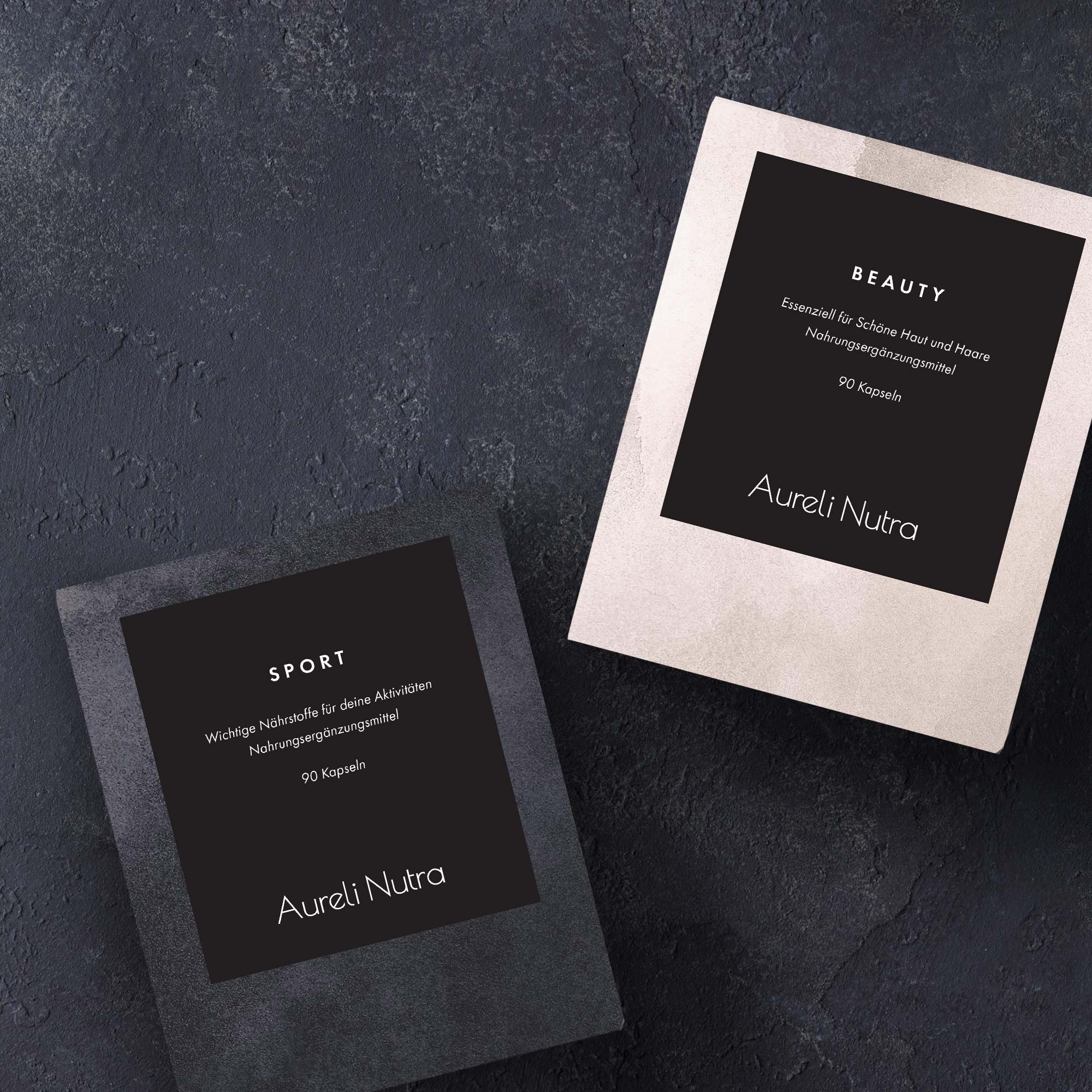 karolina krol studio aureli nutra natural health beauty supplements elegant minimalist modern illustrated packaging design