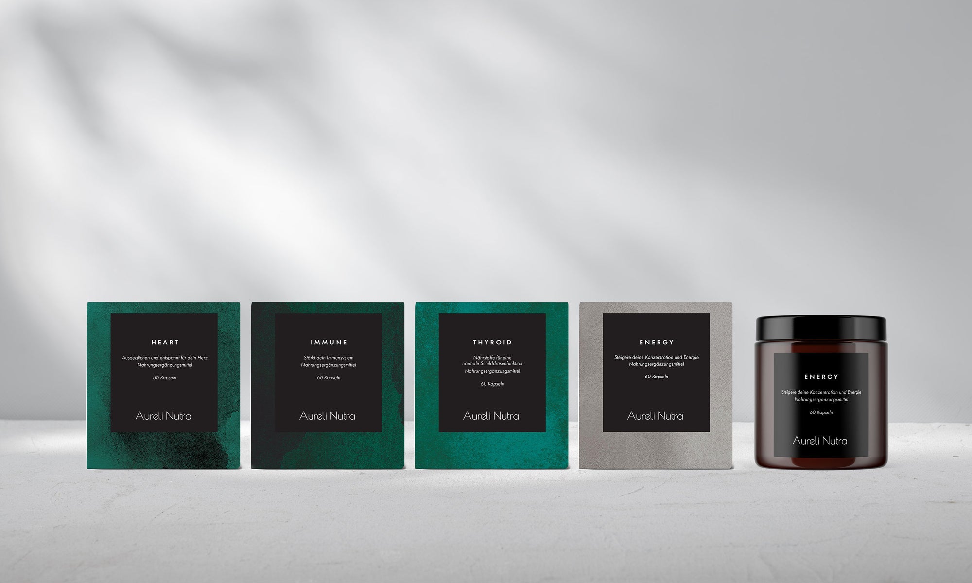 karolina krol studio aureli nutra natural health beauty supplements minimalist packaging design watercolor illustrations