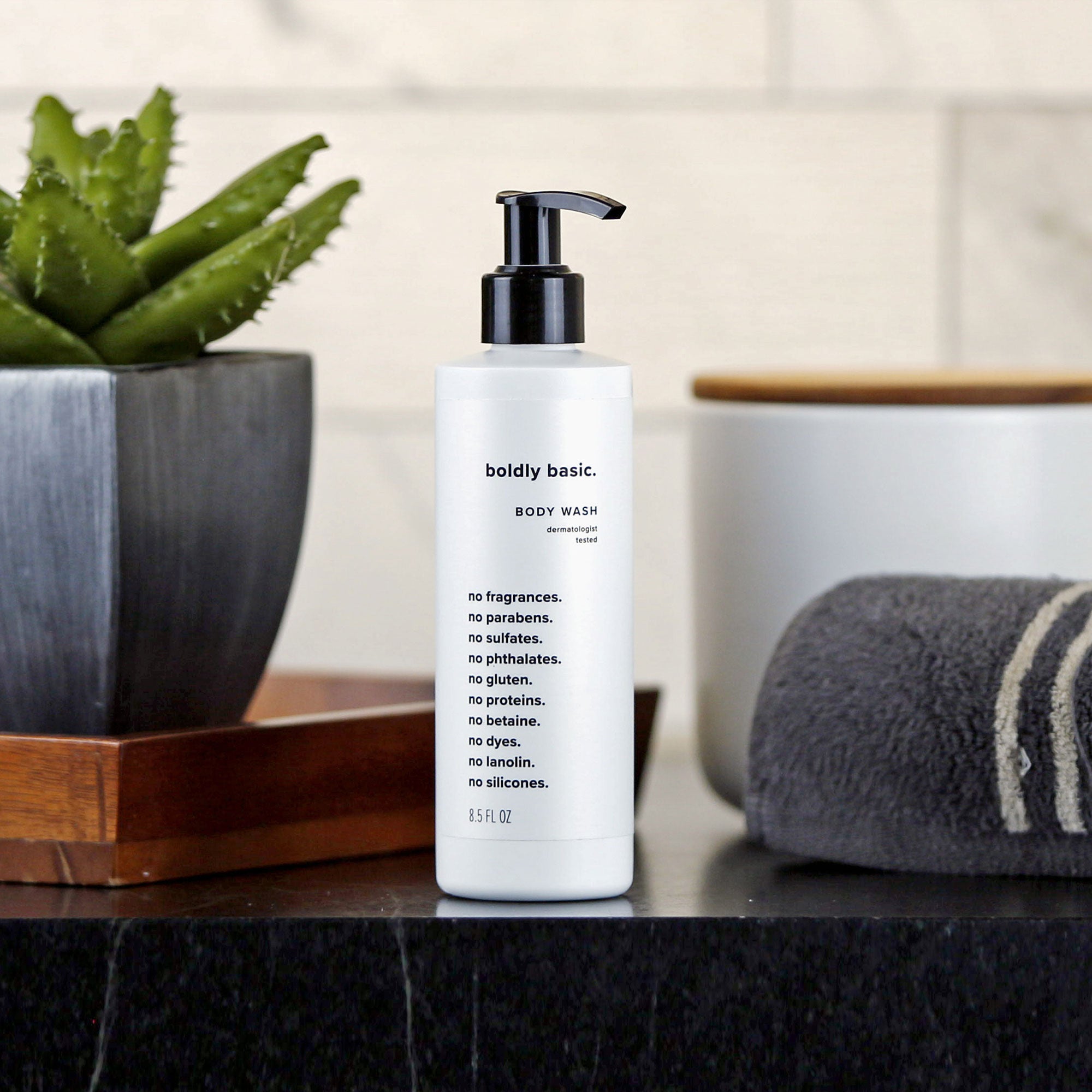 karolina krol studio boldly basic fragrance free no toxins face wash brand packaging design