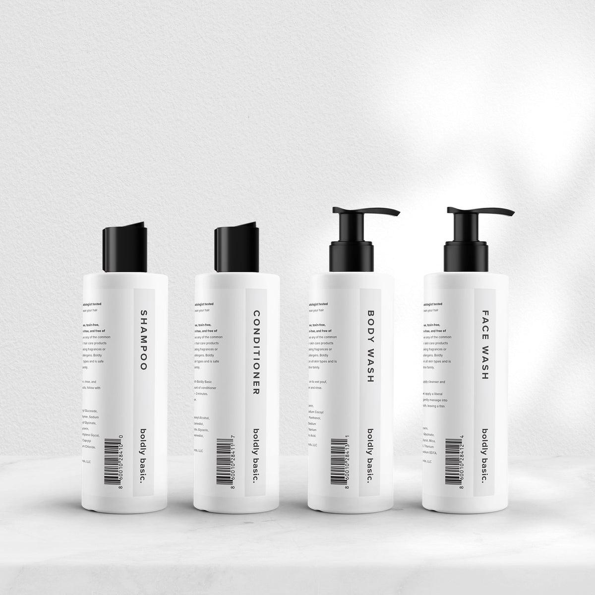 Boldly Basic — Brand Identity & Packaging Design