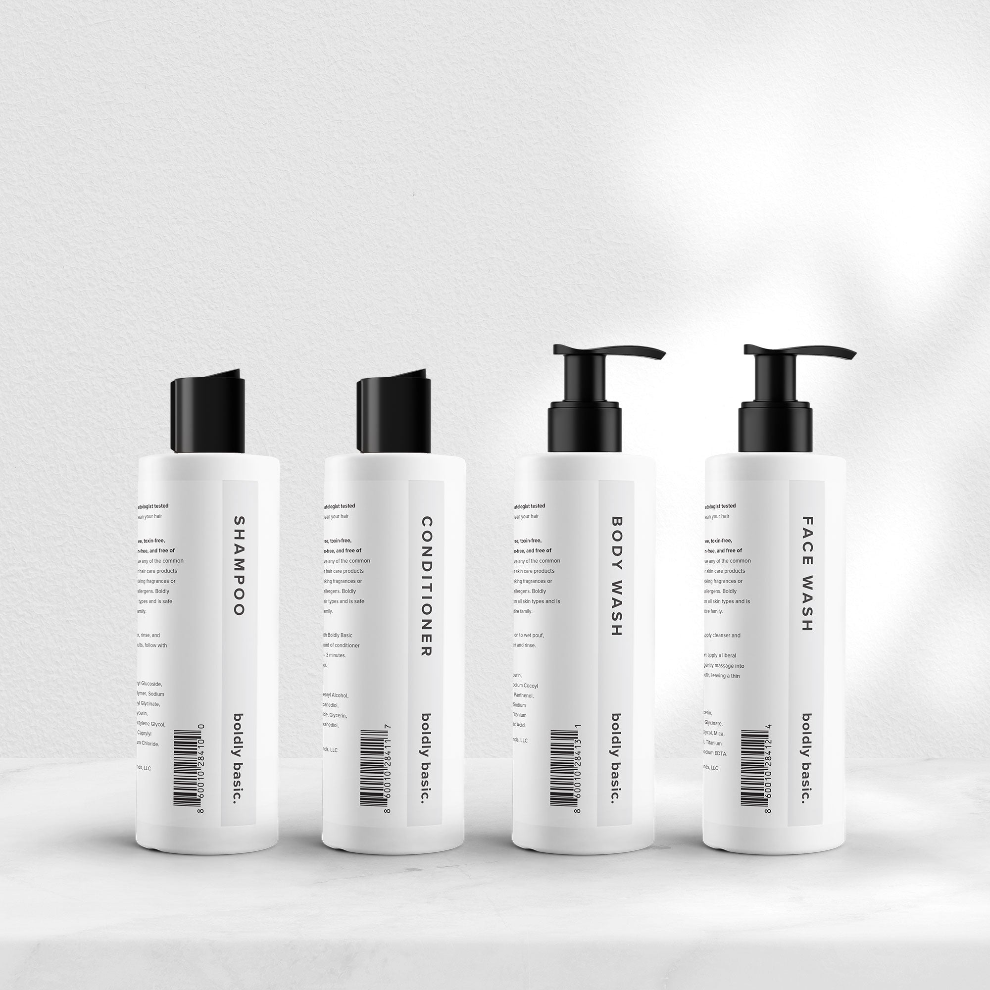 karolina krol studio boldly basic no fragrances skincare haircare sustainable brand packaging design