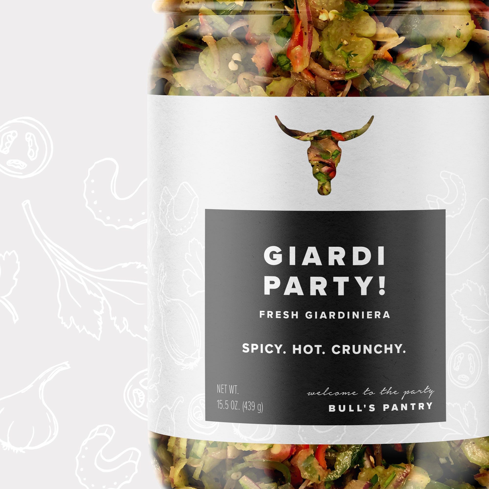 Karolina Król Studio custom-illustrated minimalist food label design
