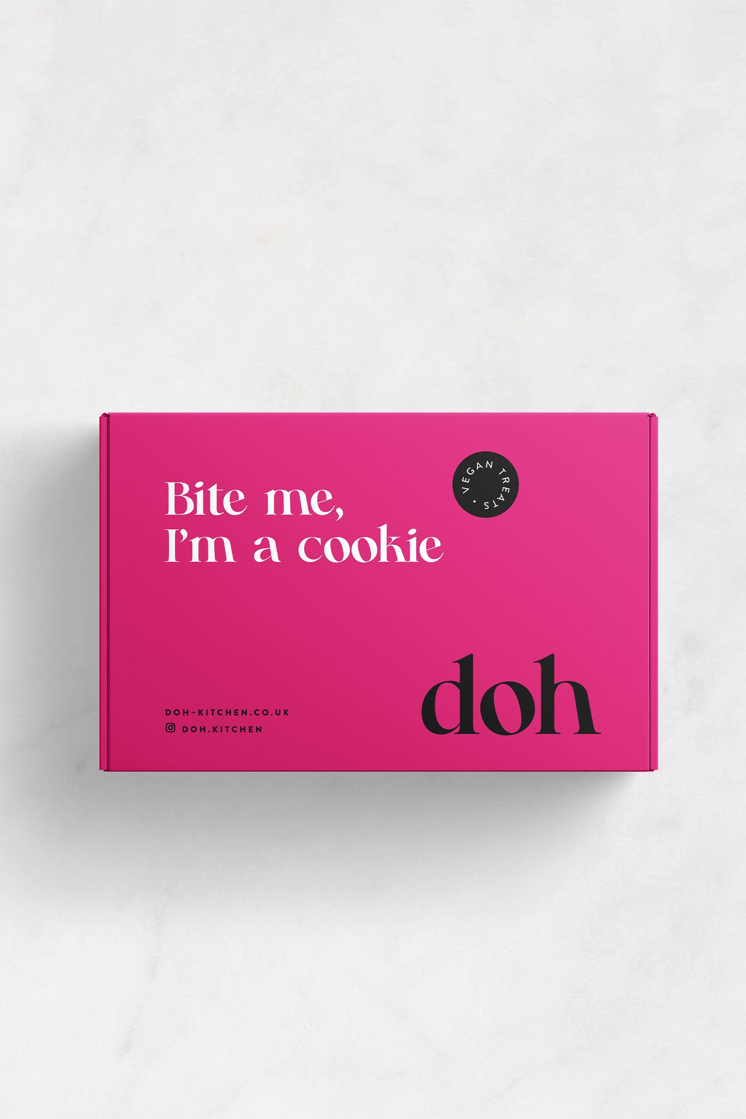 karolina krol studio doh cookies vegan dairy free refined sugar free cookie box design
