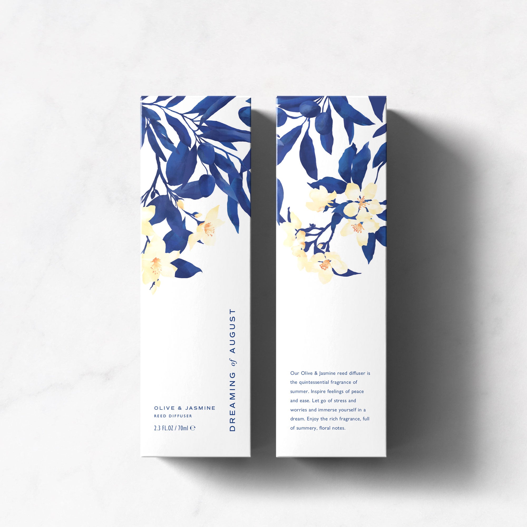 karolina krol studio dreaming of august reed diffuser branding packaging design natural sustainable greek scent olive oil jasmine
