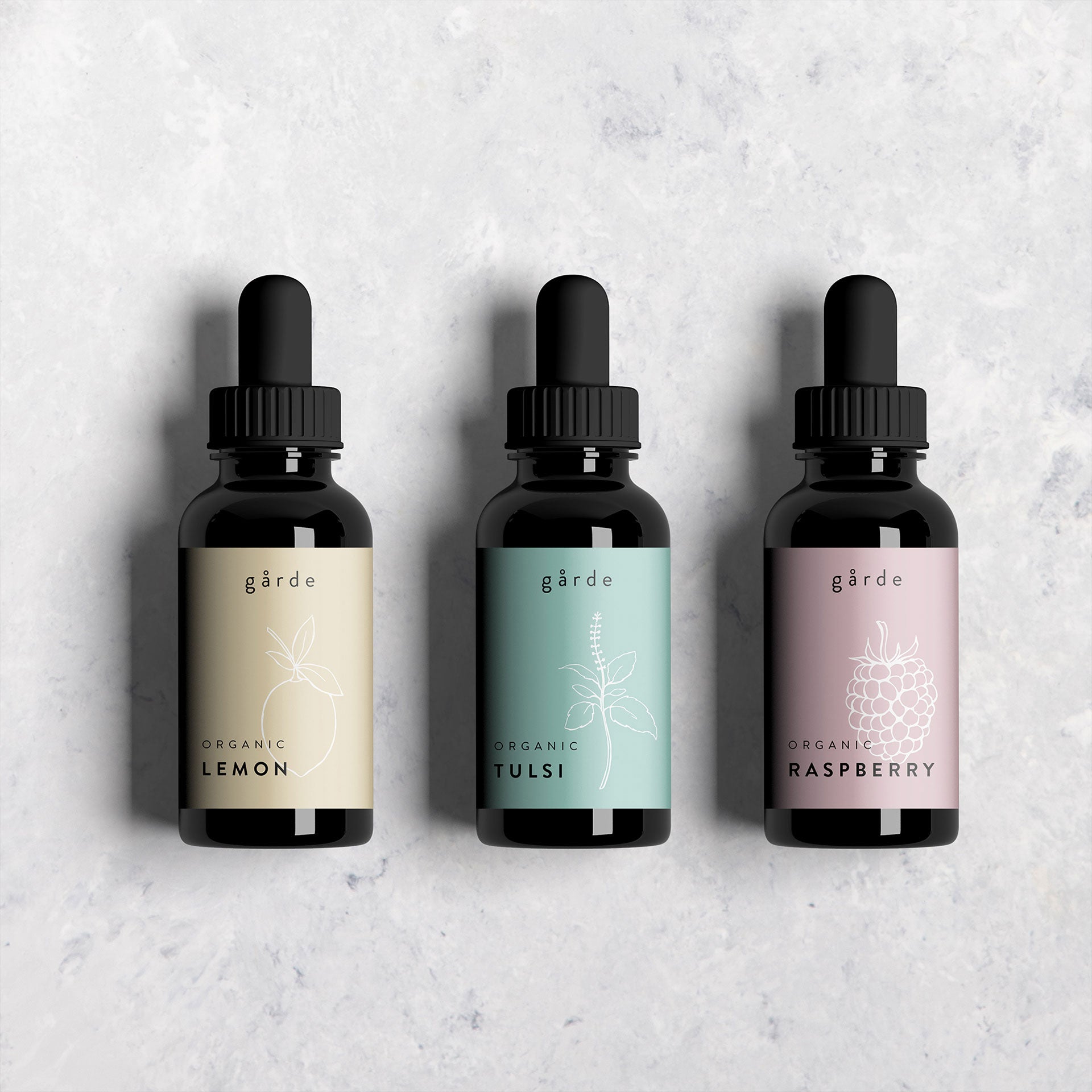 Karolina Król Studio organic tinctures oils pastel label design