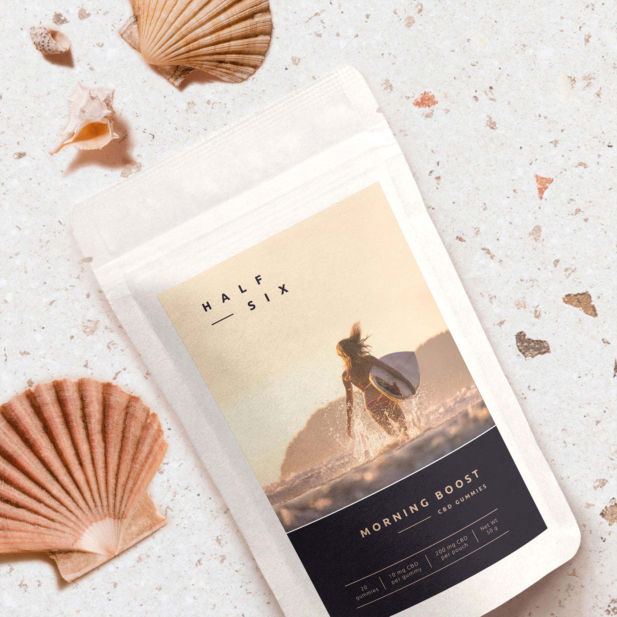 Karolina Król Studio cbd gummies branding packaging pouch design