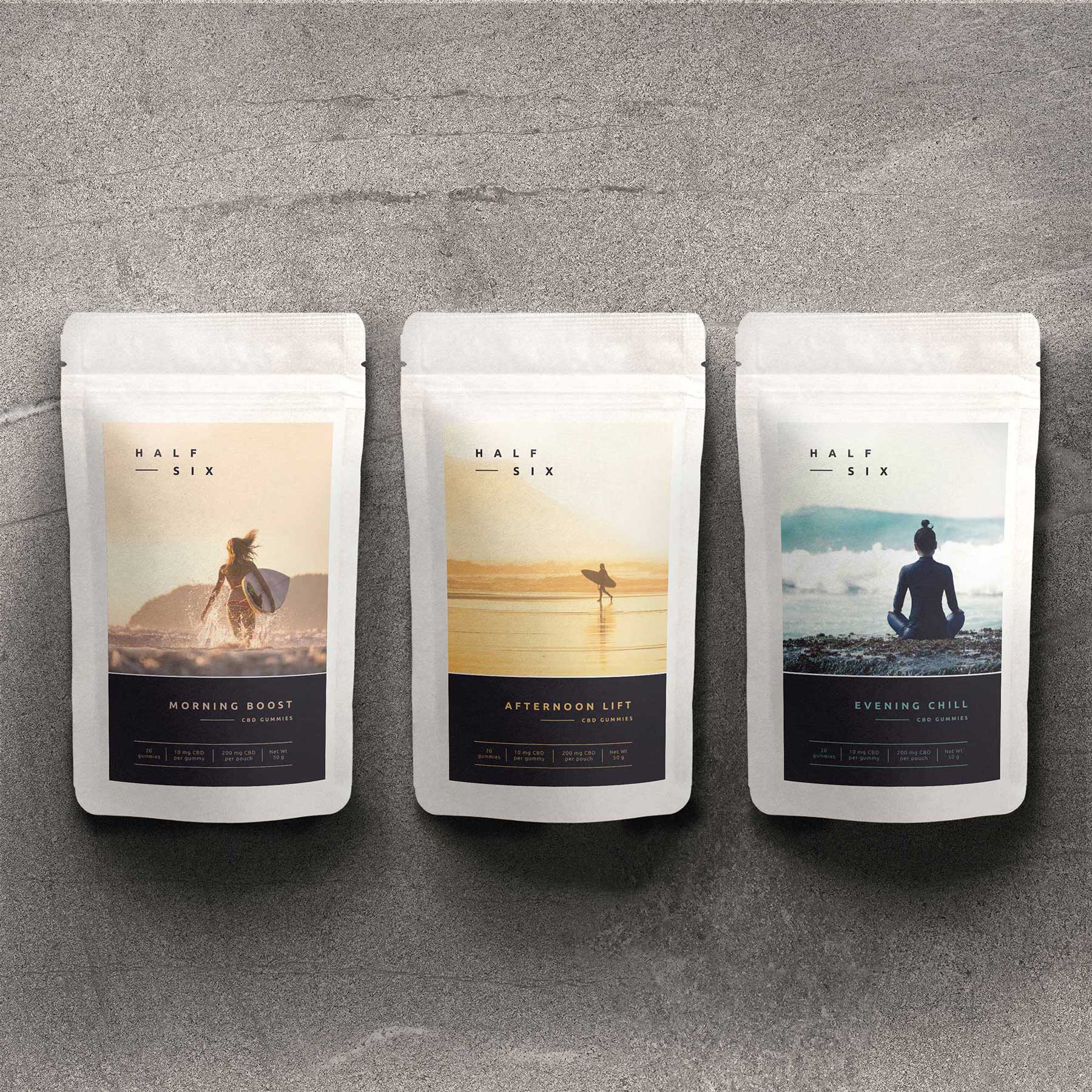 Karolina Król Studio cbd gummies minimalist branding packaging