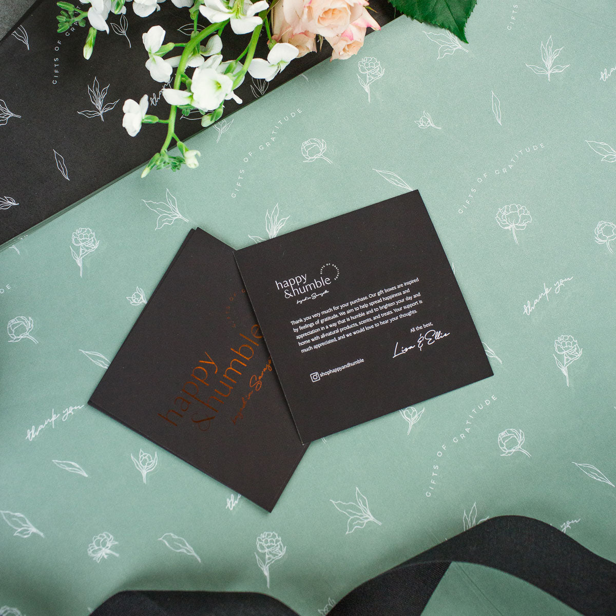Karolina Król Studio custom tissue paper pattern card design