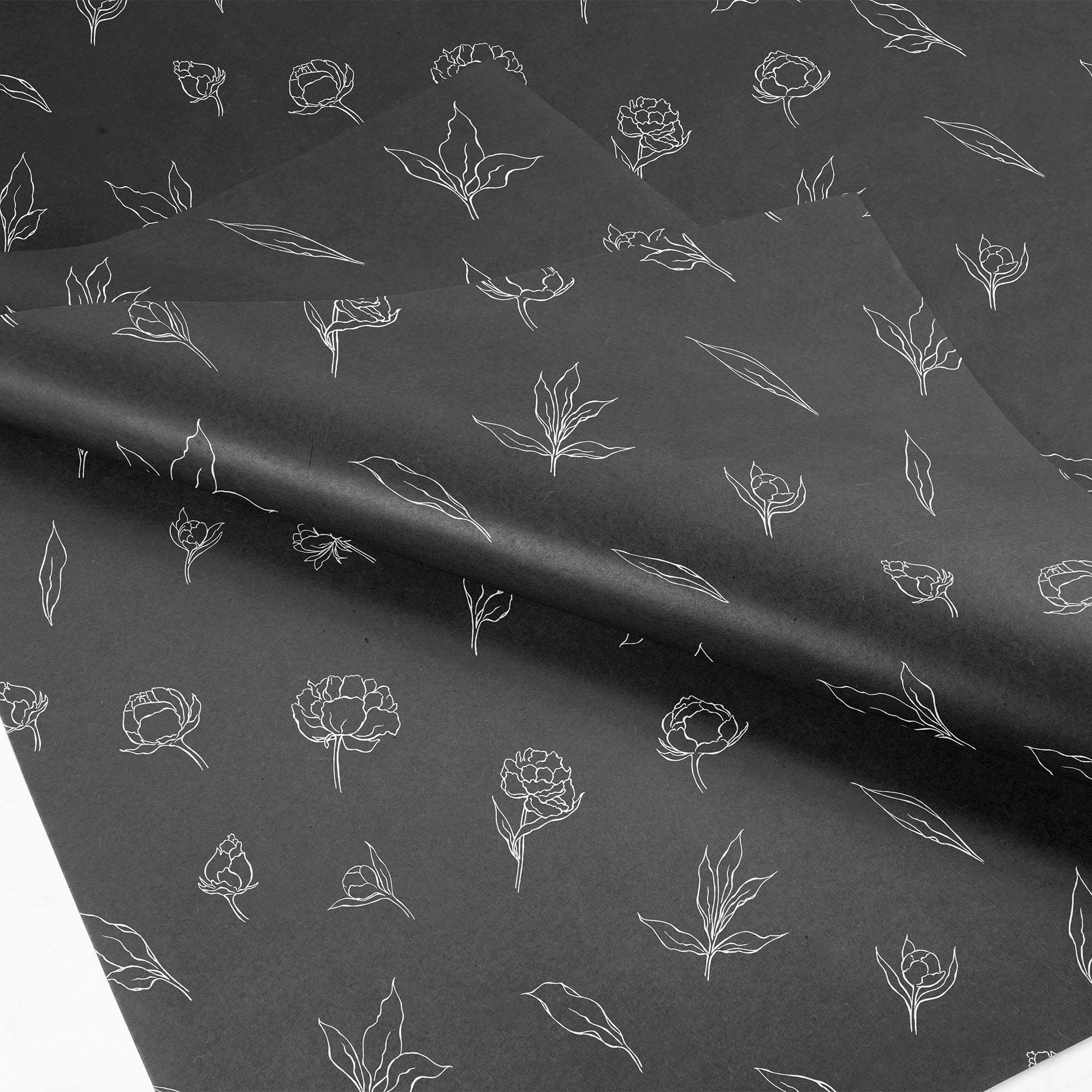 Karolina Król Studio custom illustrated sustainable noissue tissue custom illustrated paper pattern 