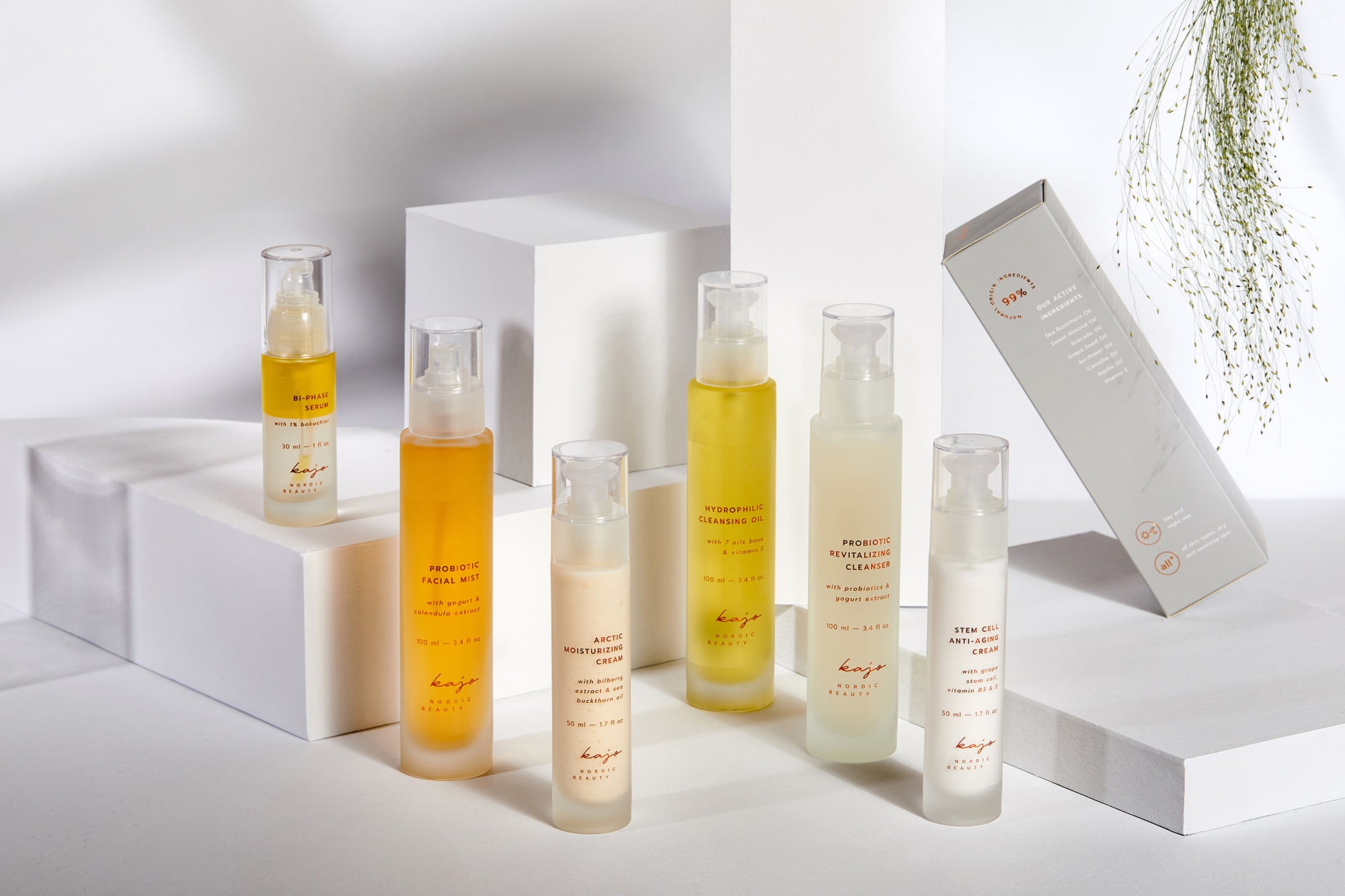 Karolina Król Studio minimalist natural cosmetic brand identity packaging design