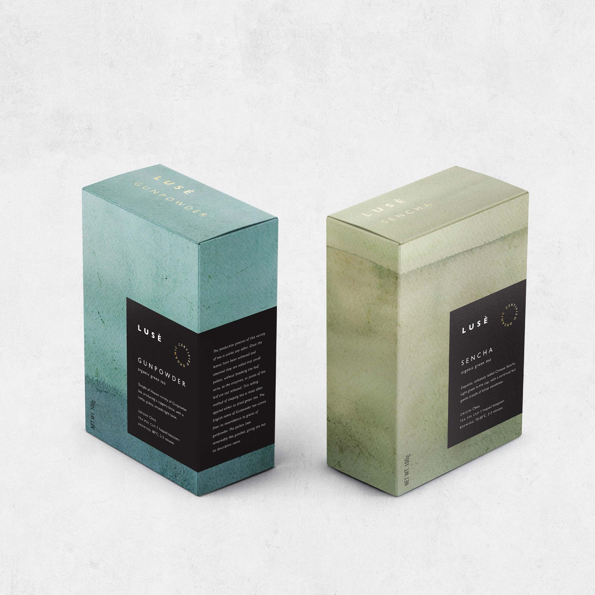Karolina Król Studio modern colourful packaging designs for organic tea boxes
