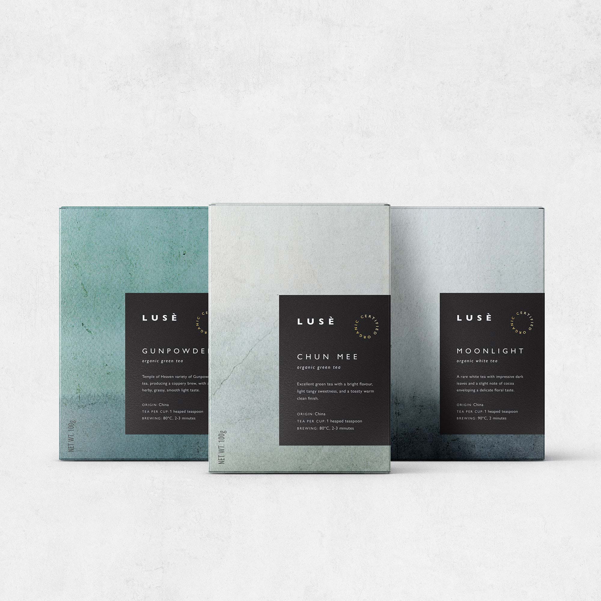 Karolina Król Studio abstract art inspired minimalist brand and packaging designs for organic tea