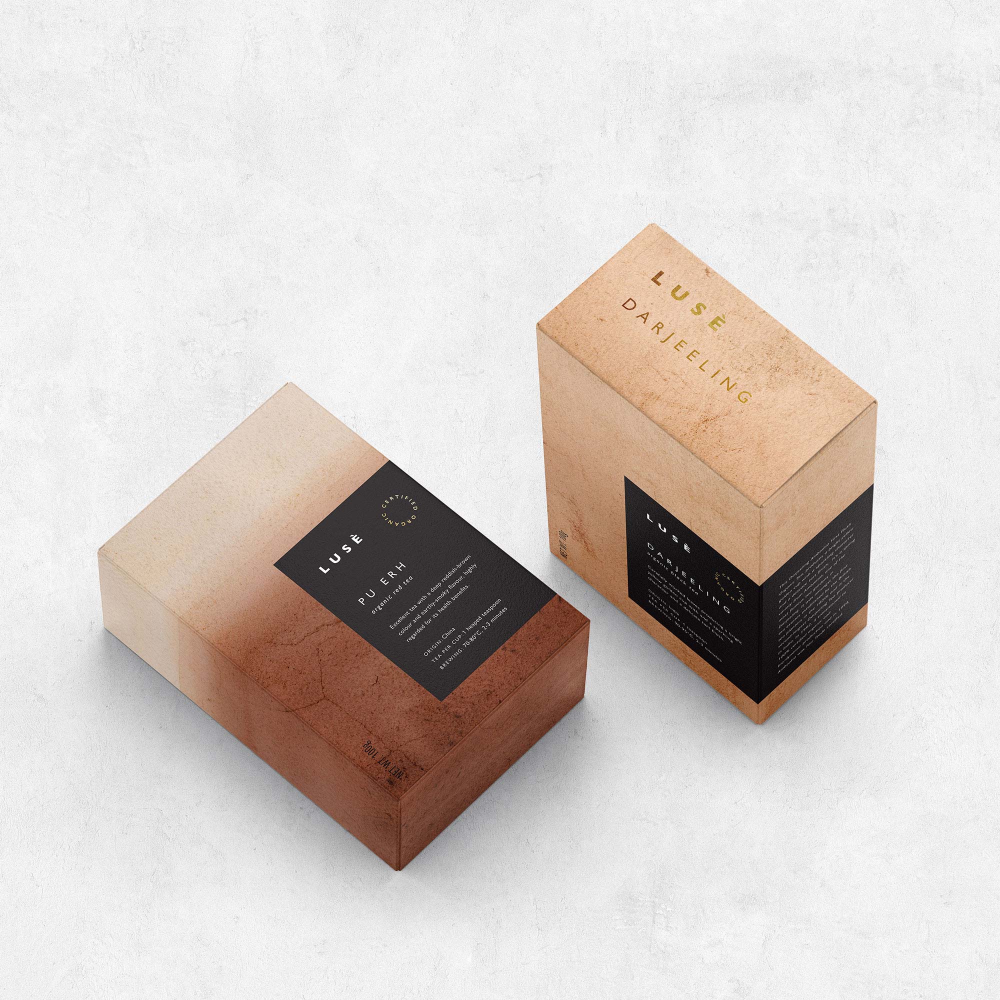 Karolina Król Studio colourful boxes of organic leaf tea