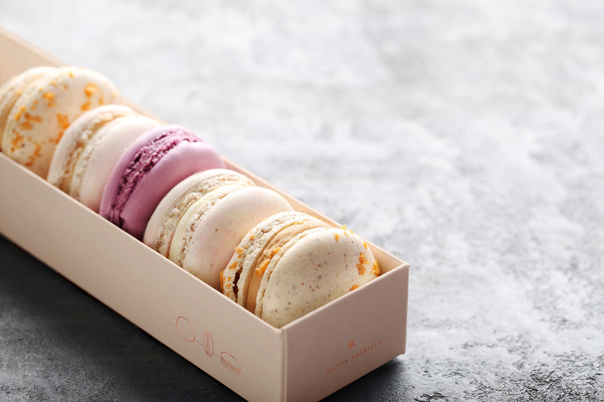 Karolina Król Studio luxury macarons confectionery packaging design