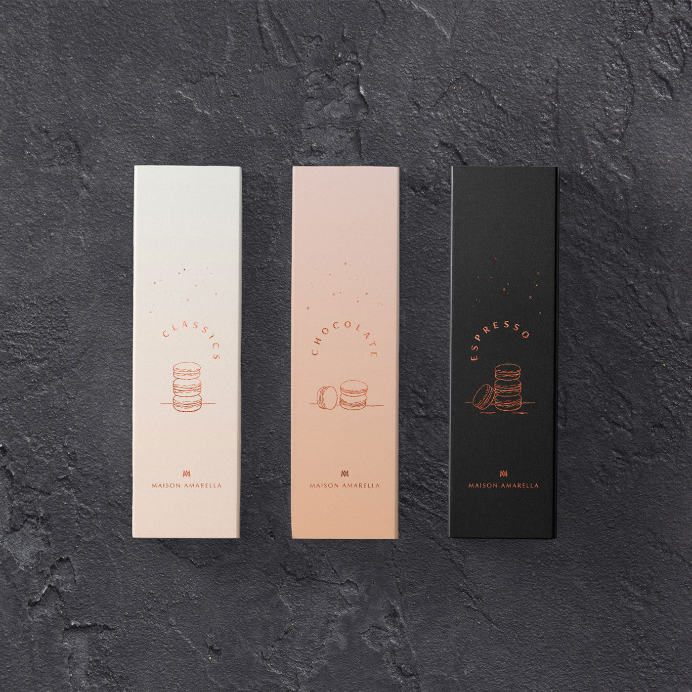 Karolina Król Studio elegant minimalist macaron packaging design