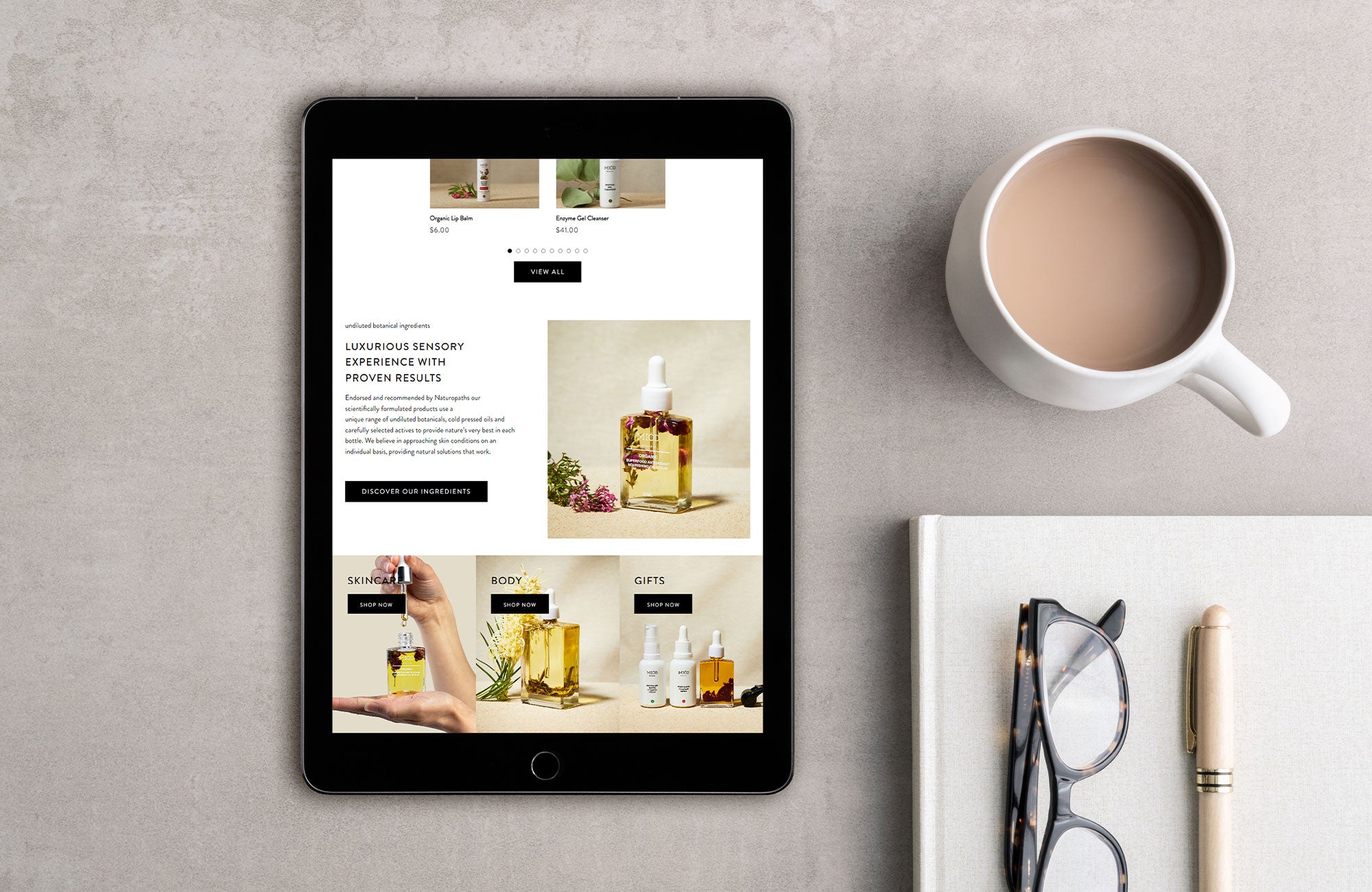 Karolina Król Studio elegant homepage design
