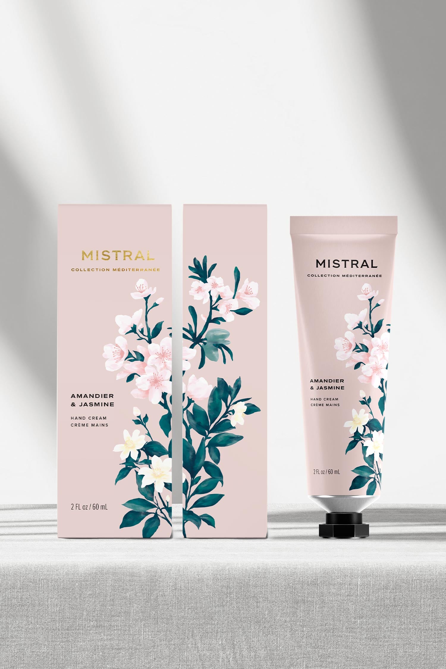 karolina krol studio mistral french hand cream sustainable minimalist packaging design almond jasmine
