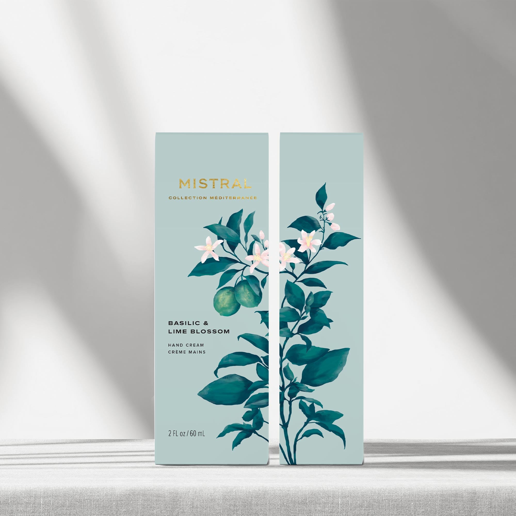 karolina krol studio mistral hand cream sustainable french packaging design basil lime box front

