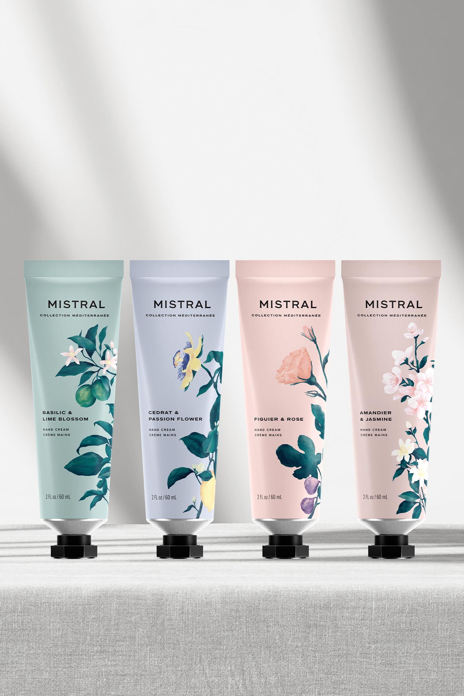 karolina krol studio mistral natural french hand cream packaging design all tubes
