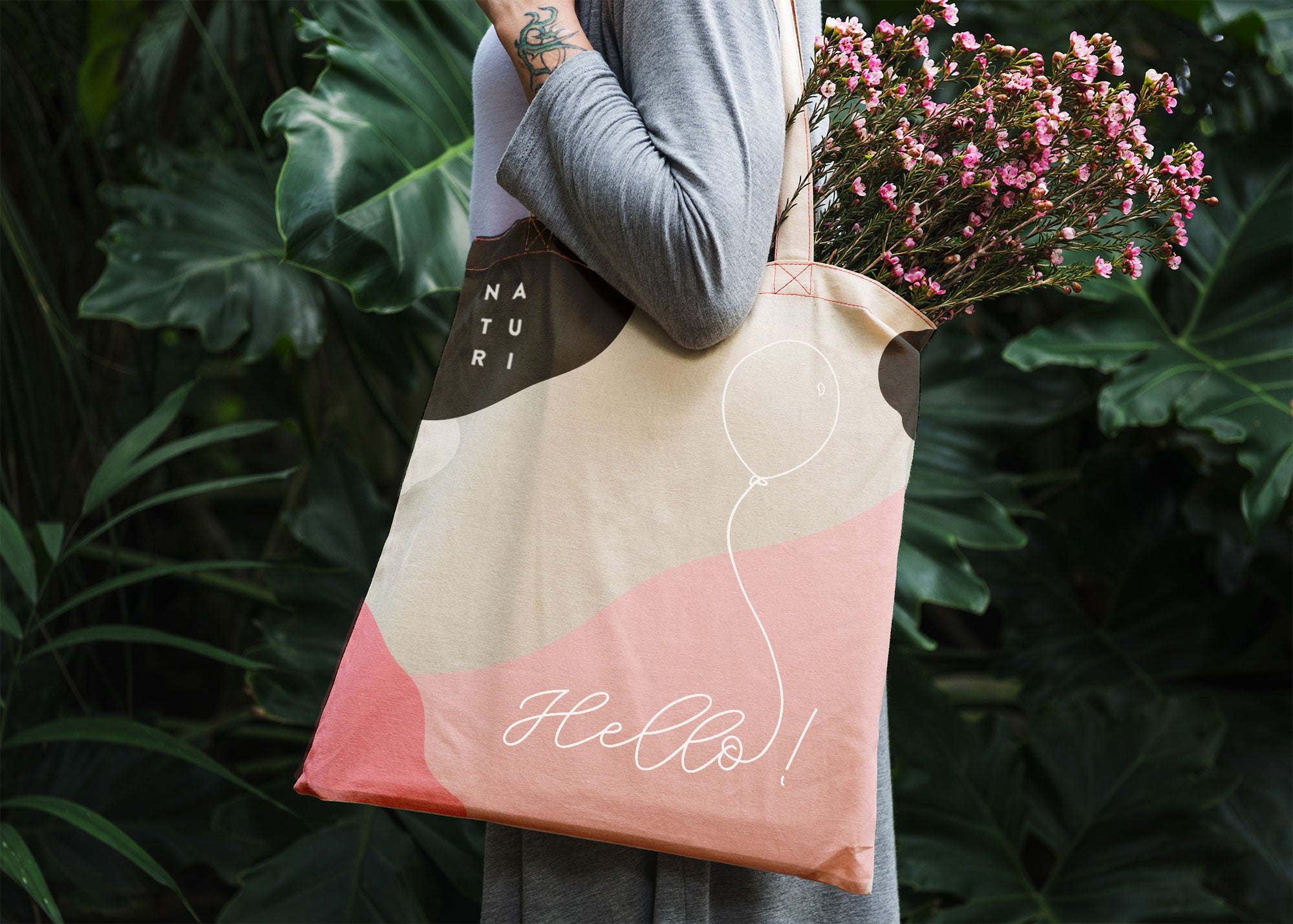 Karolina Król Studio illustrated canvas tote bag design
