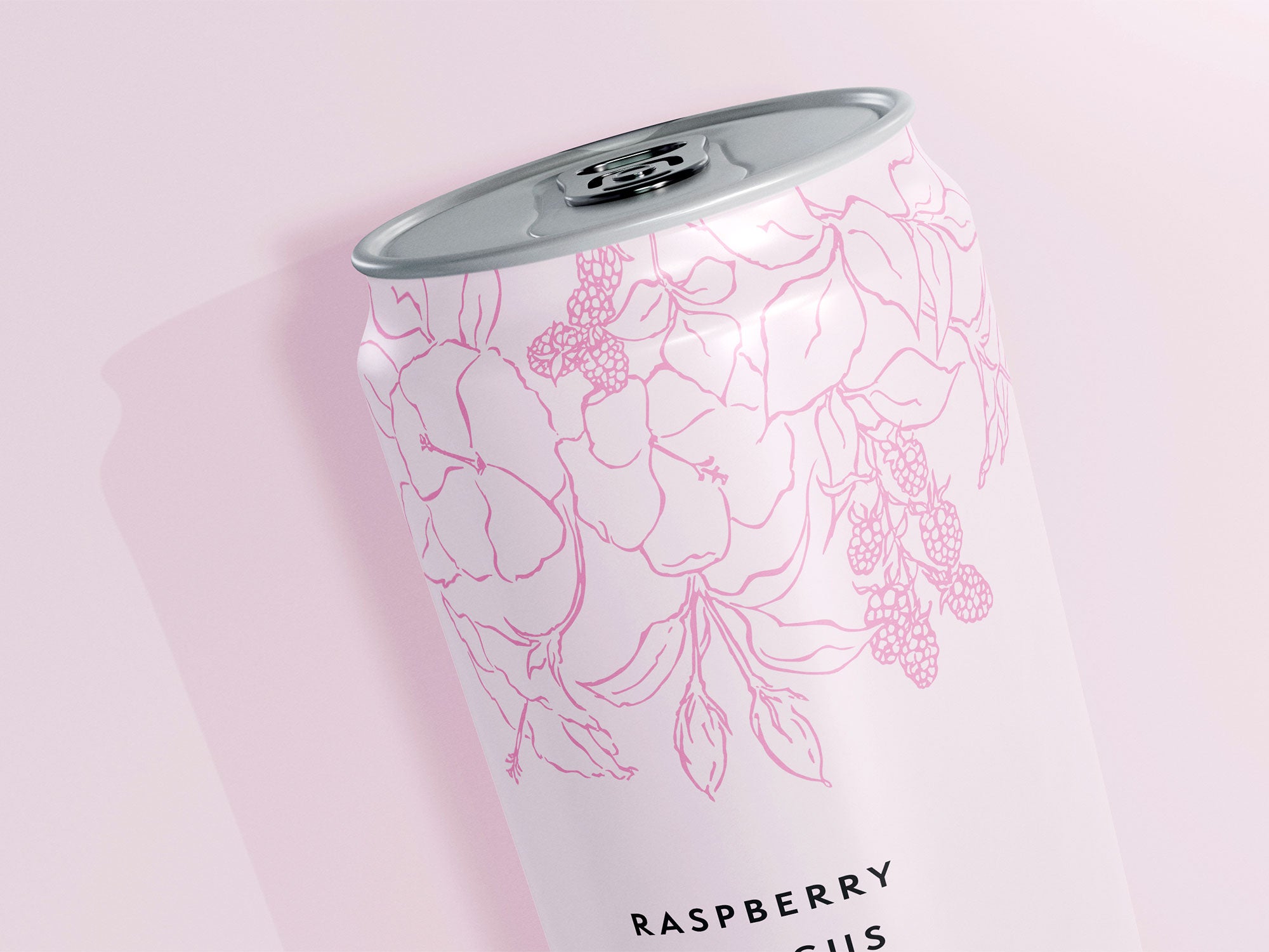 karolina krol studio nordic berry cocktails minimalist brand and packaging design organic raspberry hibiscus rum hand painted illustration