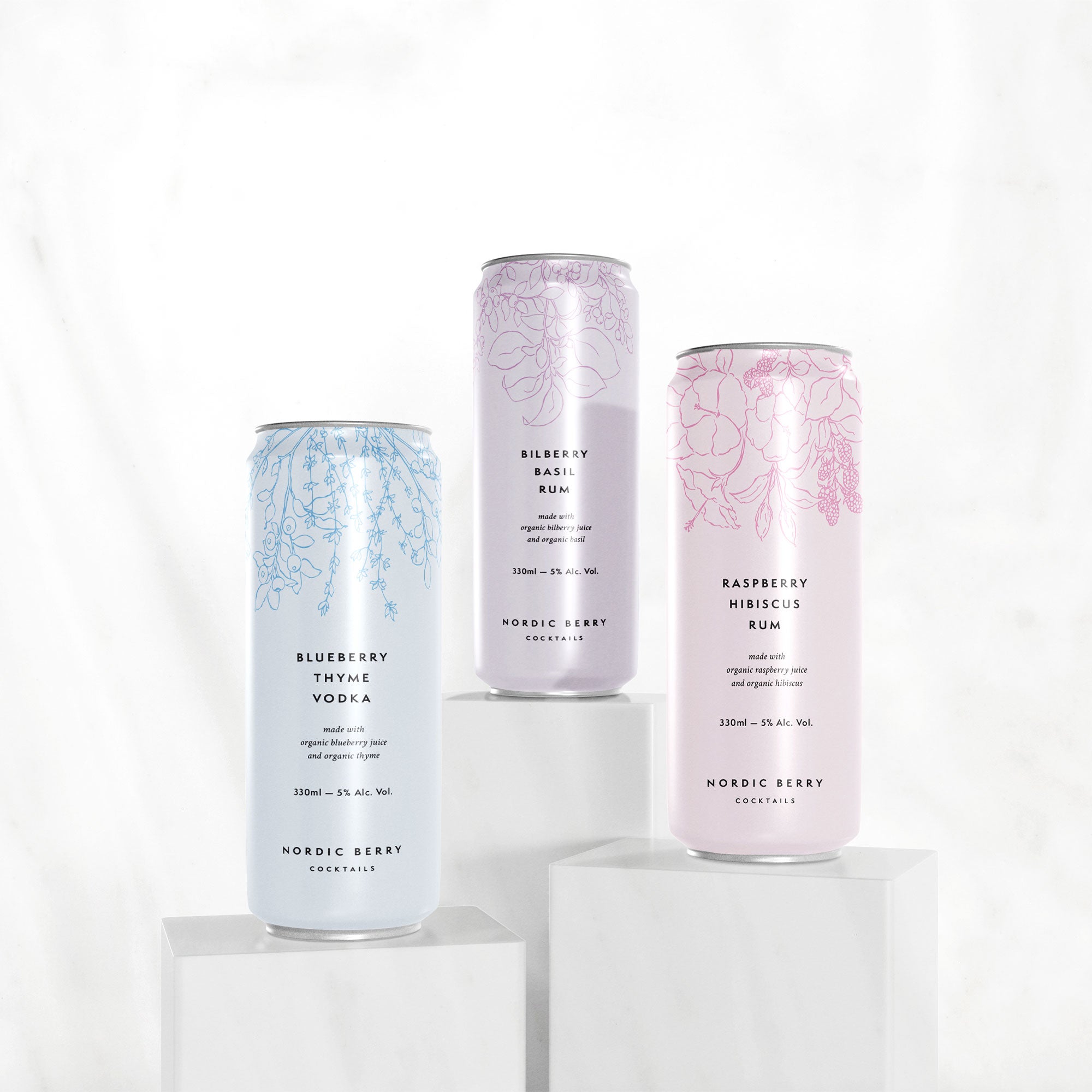 karolina krol studio nordic berry cocktails minimalist packaging design hand drawn illustration