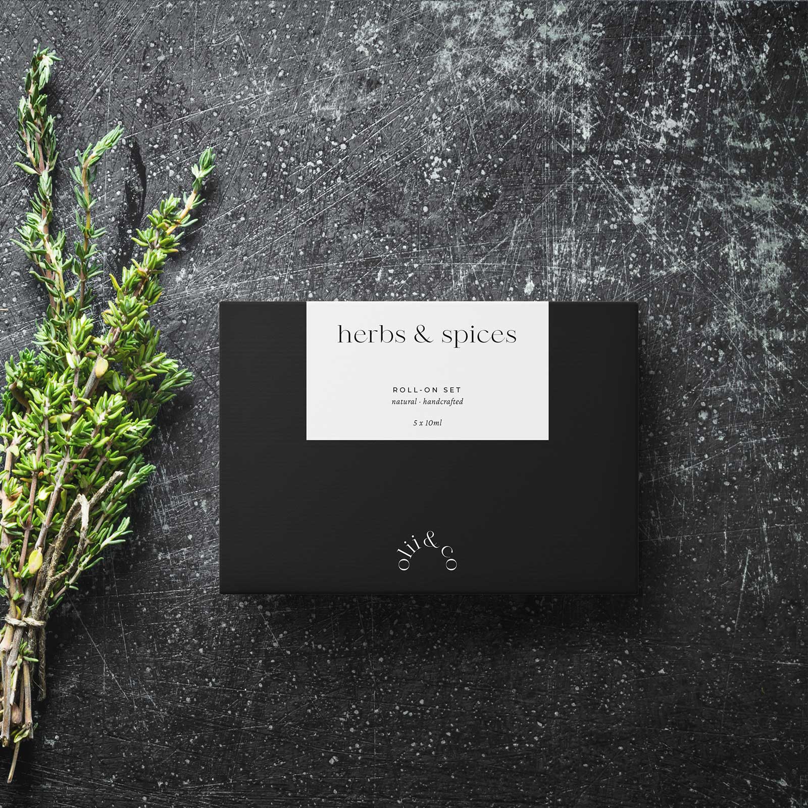 Karolina Król Studio minimalist brand and sustainable packaging design for essential oils 