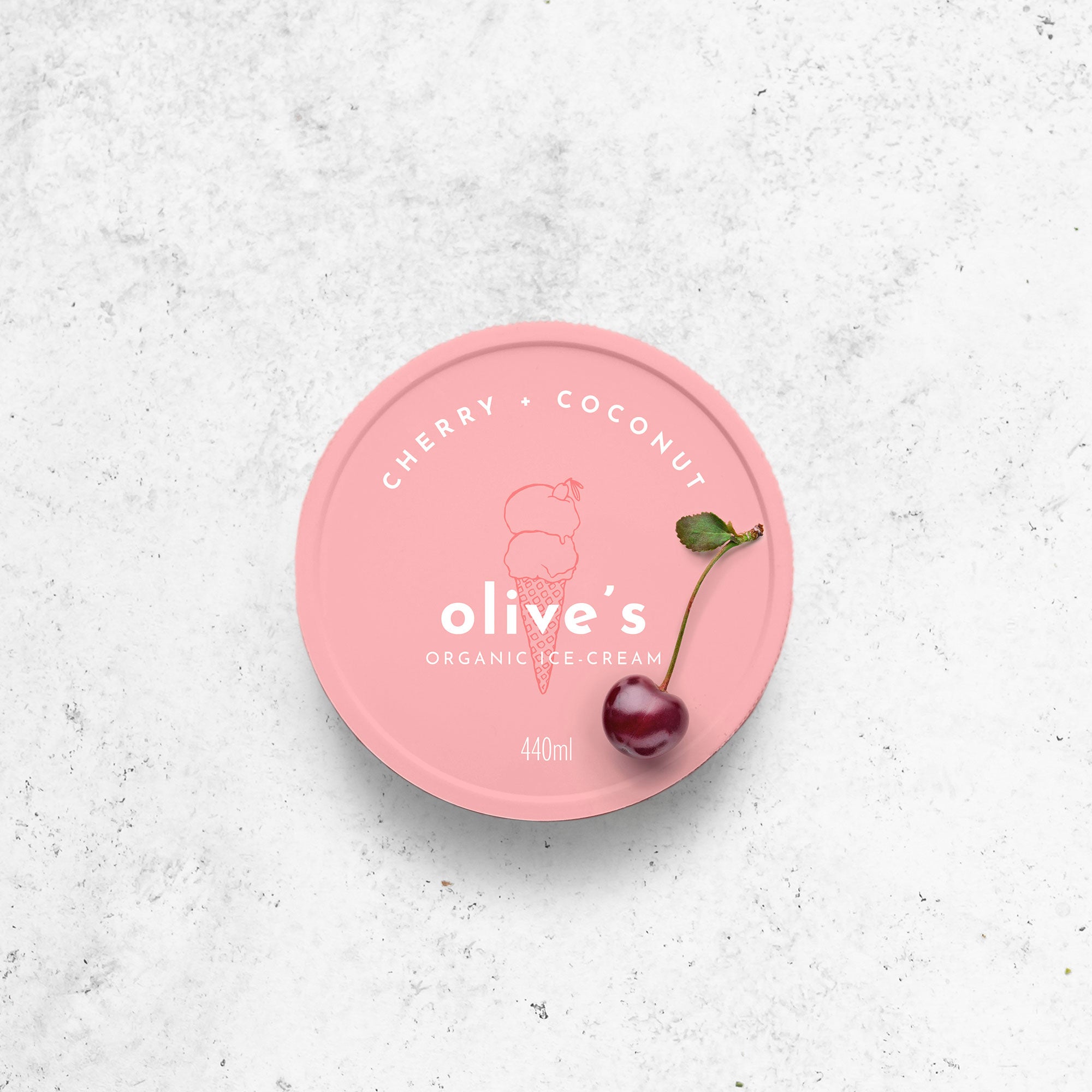 Karolina Król Studio organic ice cream brand identity design