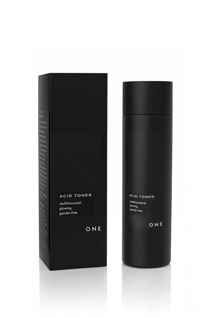 karolina krol studio one cosmetics sustainable genderless skin care toner minimalist packaging design
