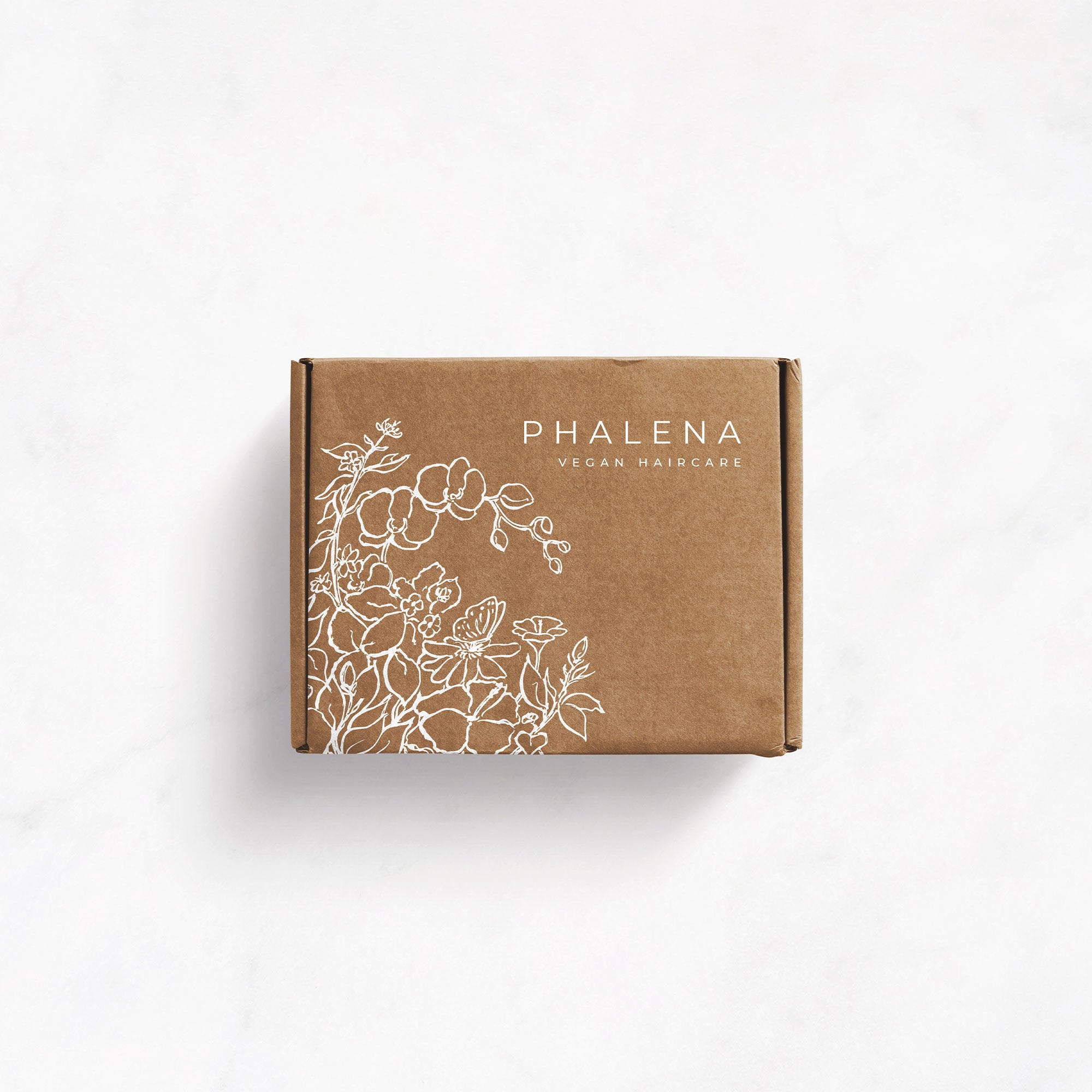 karolina krol studio phalena haircare minimalist sustainable shipping box packaging design
