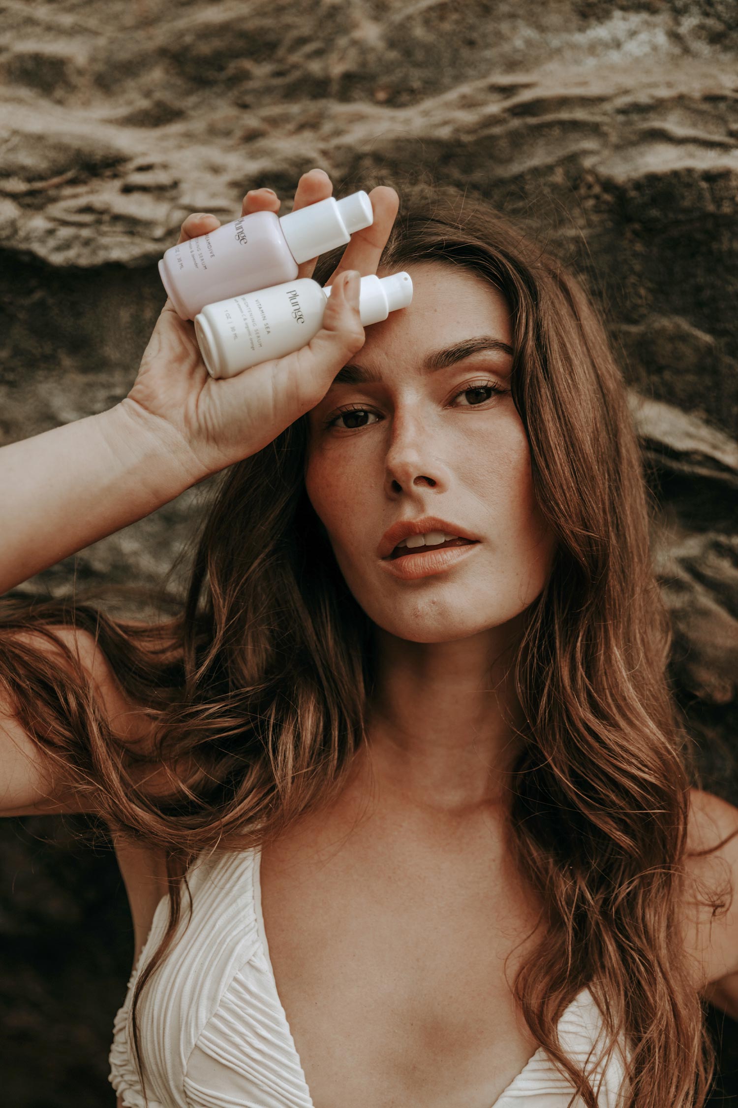 karolina krol studio plunge skincare clean natural ocean inspired sustainable ingredients face serum branding packaging design
