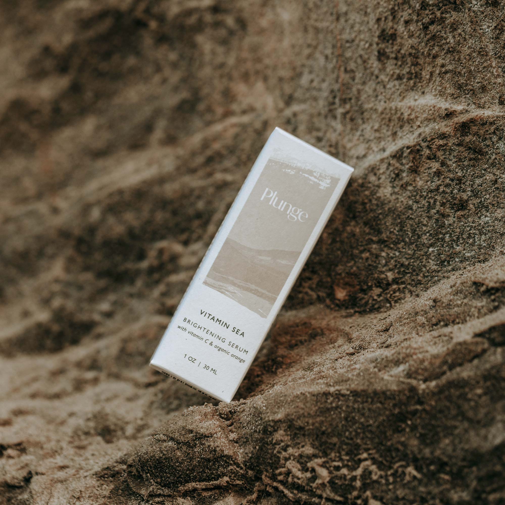 karolina krol studio plunge skincare clean natural ocean powered sustainable vitamin sea brightening face serum branding packaging design
