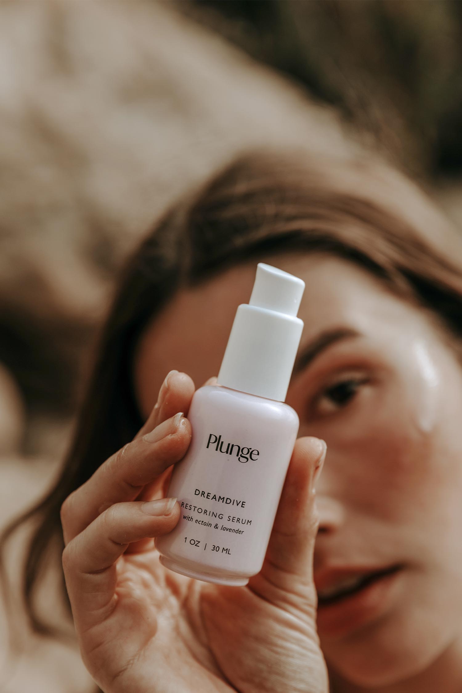 karolina krol studio plunge skincare clean ocean inspired sustainable dreamdive restoring face serum branding packaging design
