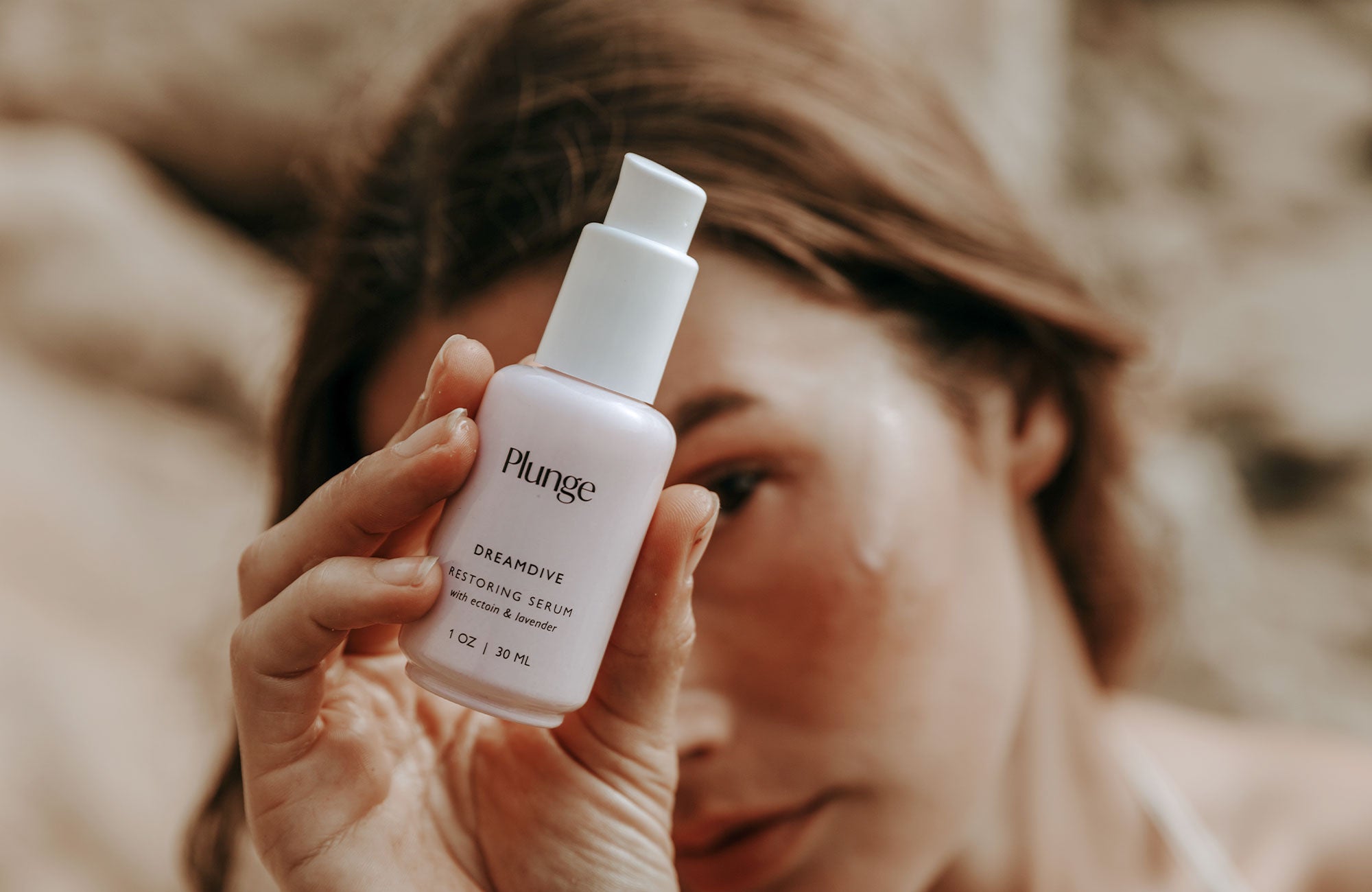 karolina krol studio plunge skincare clean sustainable dreamdive restoring face serum branding packaging design
