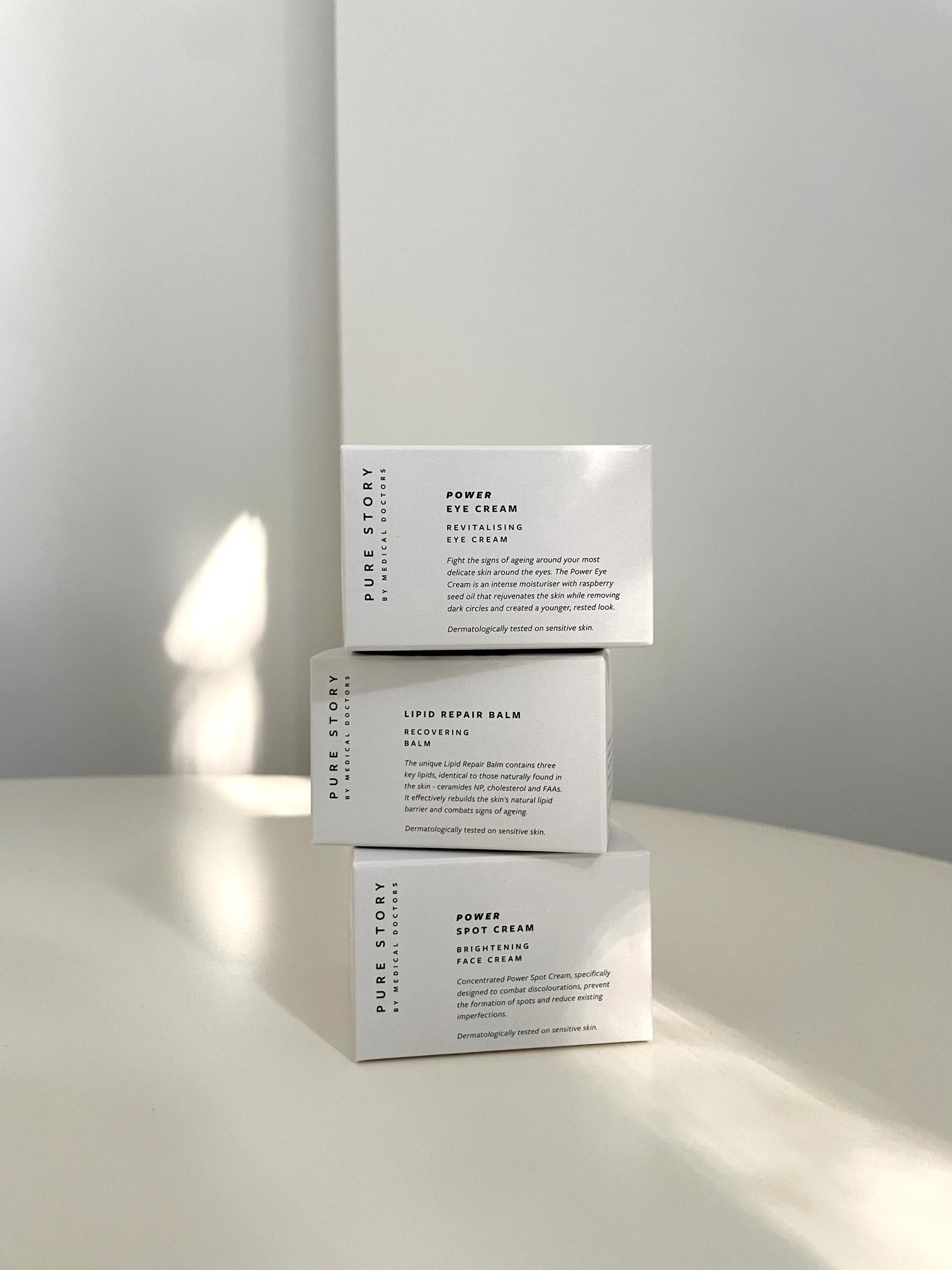 karolina krol studio pure story pharmaceutical cosmetics minimalist branding packaging design