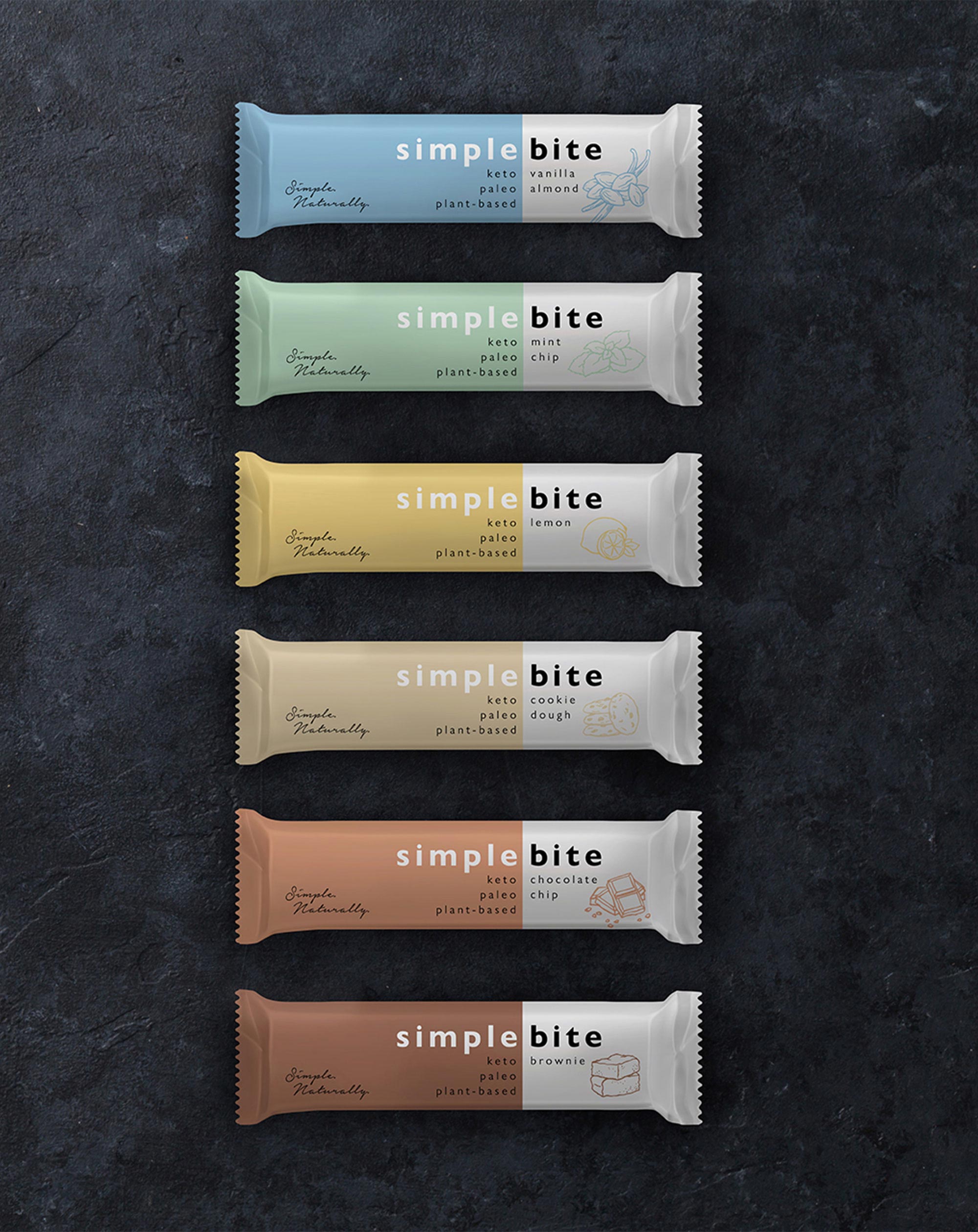karolina krol studio simple bite eco-friendly sustainable keto paleo natural bars minimalist brand identity