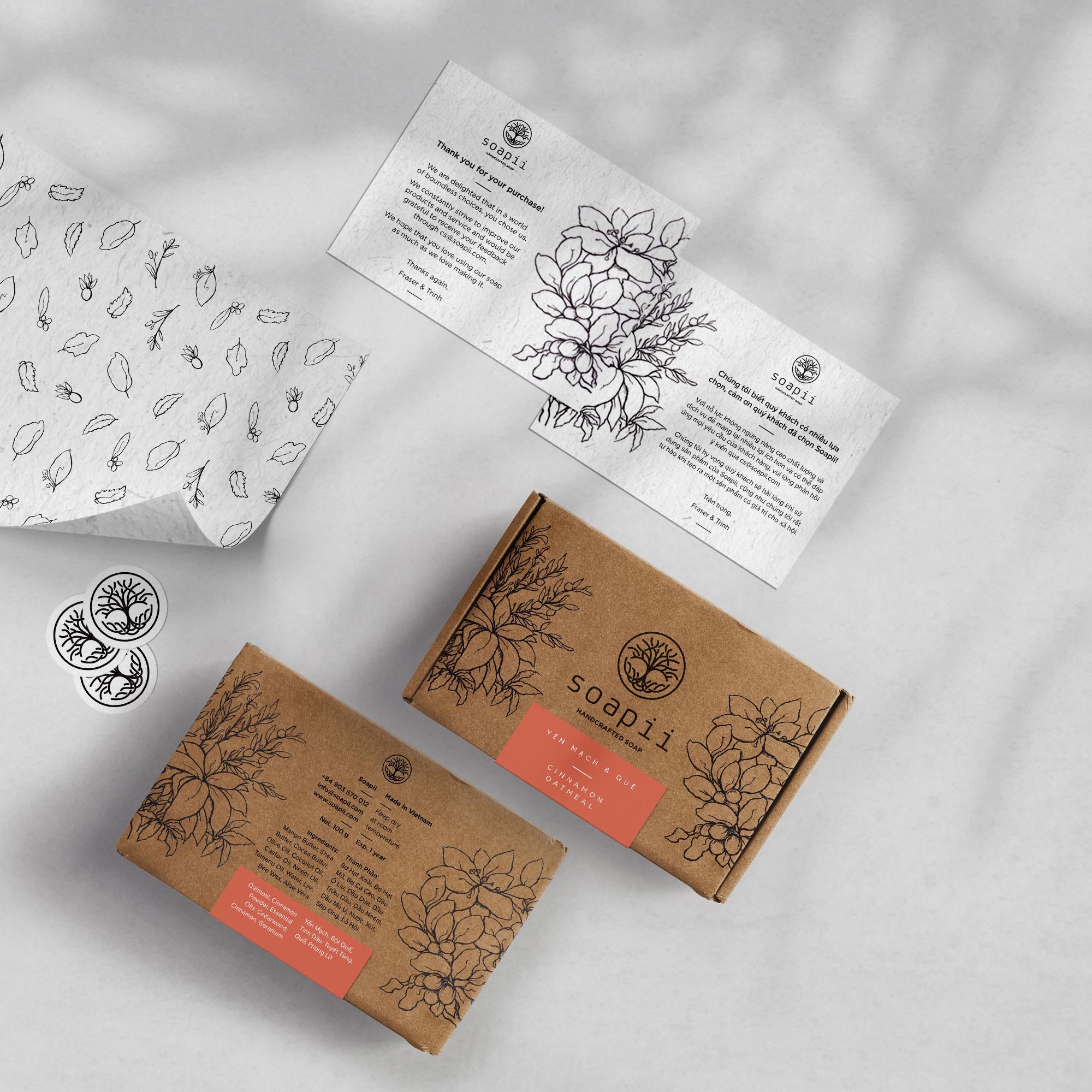 Karolina Król Studio sustainable hand crafted soap packaging design