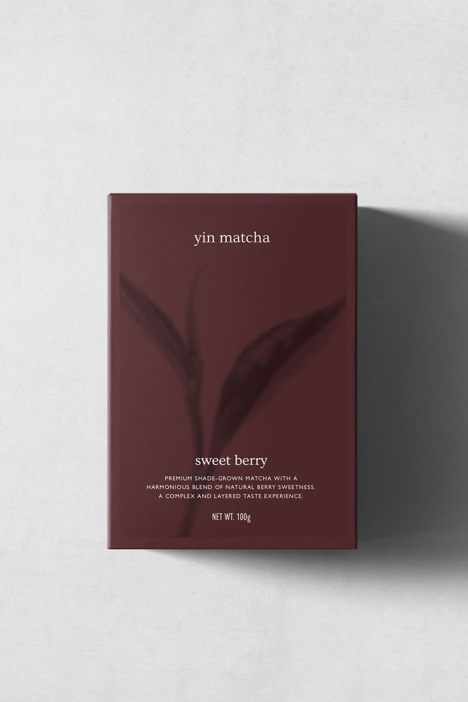 karolina krol studio yin matcha shade grown green tea berry infusion organic branding packaging design
