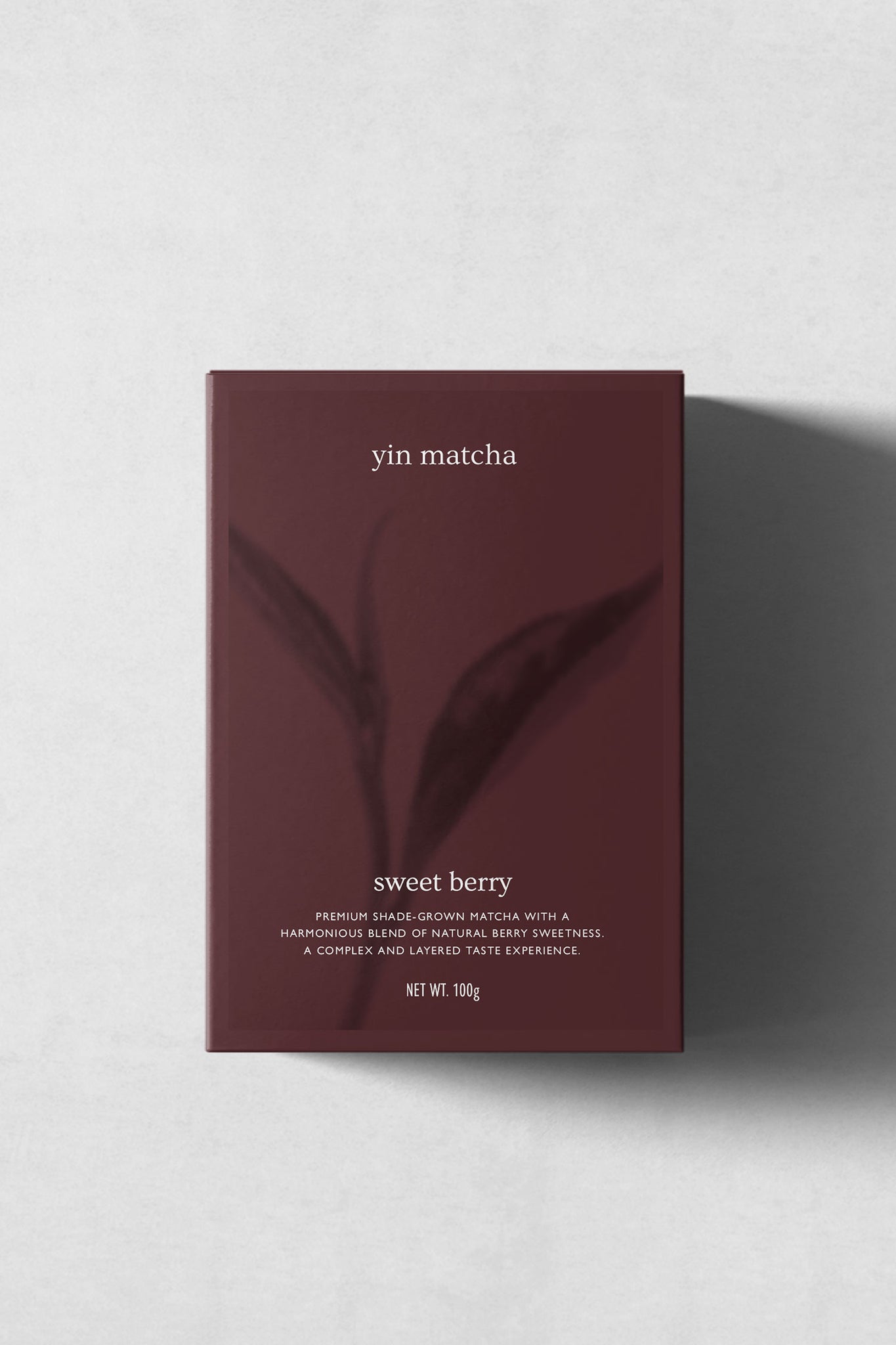 karolina krol studio yin matcha shade grown green tea berry infusion organic branding packaging design
